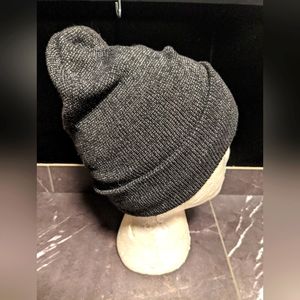 Women's Black Glitter Beanie, One Size